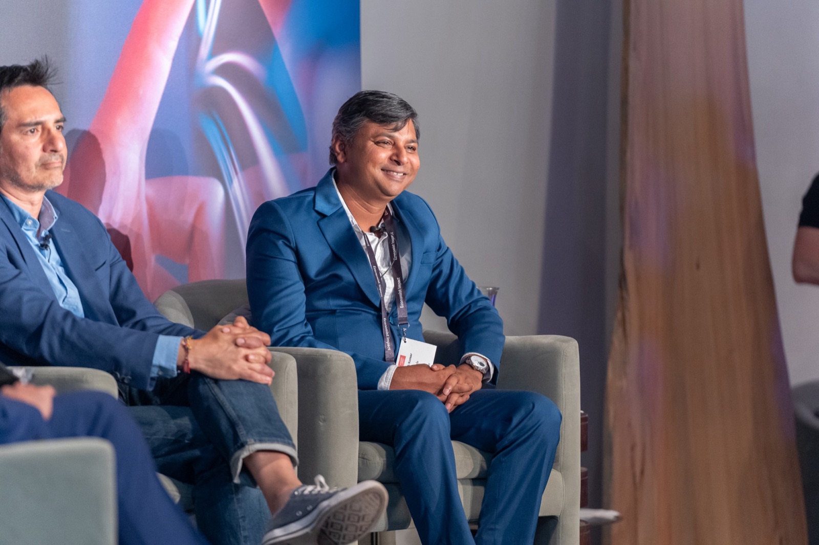Vivek Kumar speaking at the Economist Impact Austin Summit